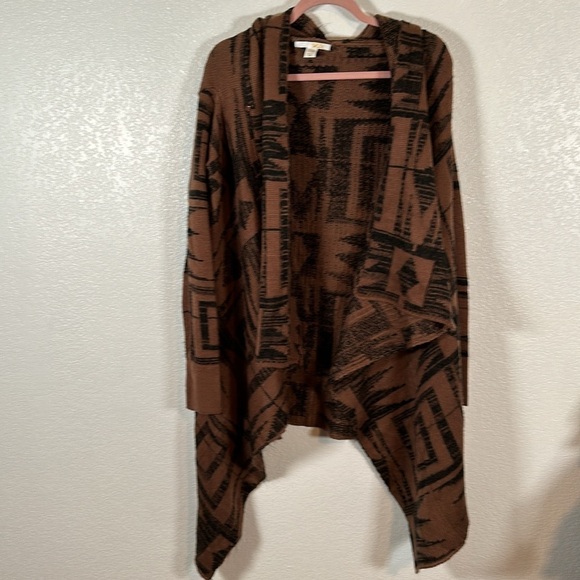 Revolve Amuse Society Vena Cardigan in Mocha Size Small - Picture 4 of 8